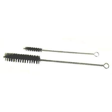 Gordon Brush 13/16" D .005" Fill Single Spiral Brush With Ring Handle - Stainless 97056